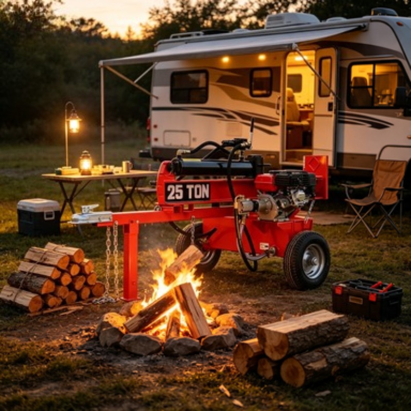 Log Splitter Electric - Rachador de Lenha Elétrico Portátil 7T
