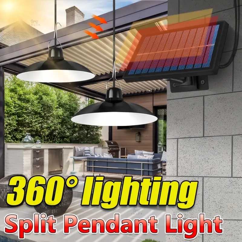 Outdoor Power For Gazebo - Luz solar para galpão interno e