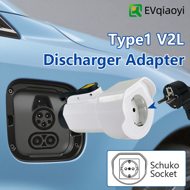Outdoor Power Plug In - Adaptador de descarregador evqiaoyi type1 v2l