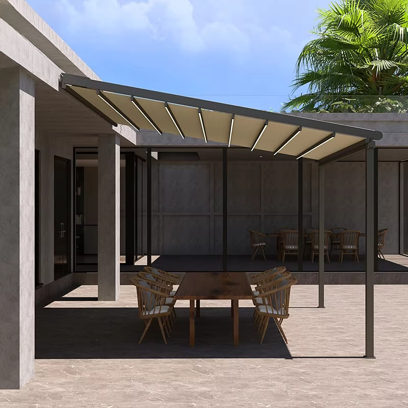 Outdoor Power For Gazebo - Pérgola de Alumínio para Jardim Externo