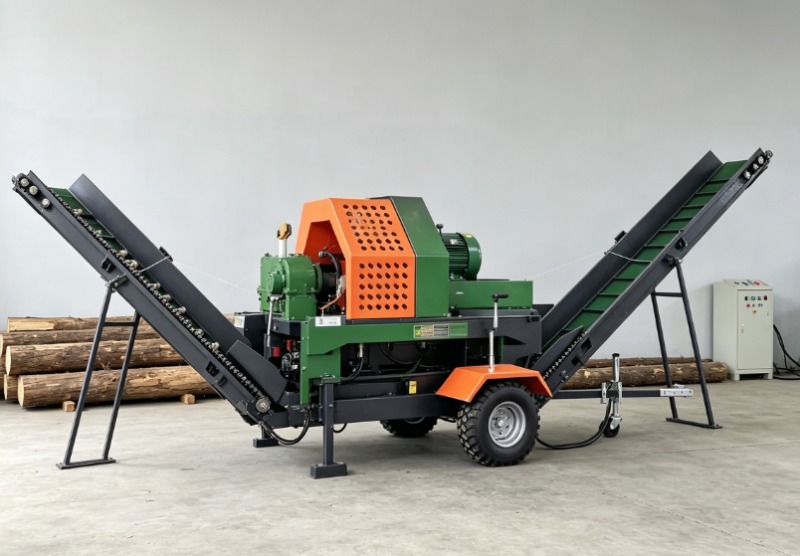 Log Splitter Electric - Reboque para Rachar Lenha de Alta