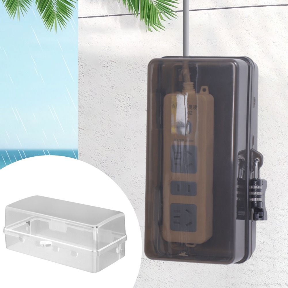 Caixa de Plástico Durável para - Outdoor Power Strip With Cover avaliação e preço