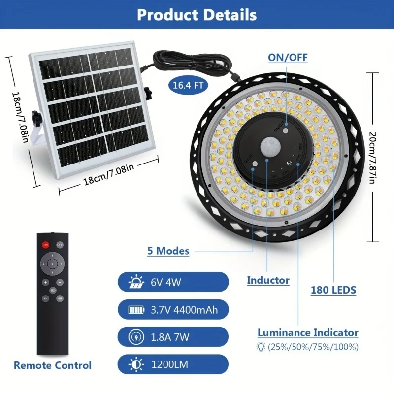 Luminária pendente solar com s - Outdoor Power For Gazebo avaliação e preço
