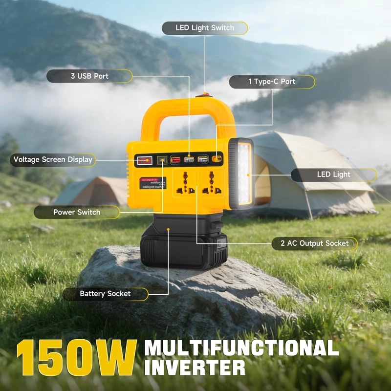 Inversor de energia de 150W, d - Outdoor Power Inverter avaliação e preço