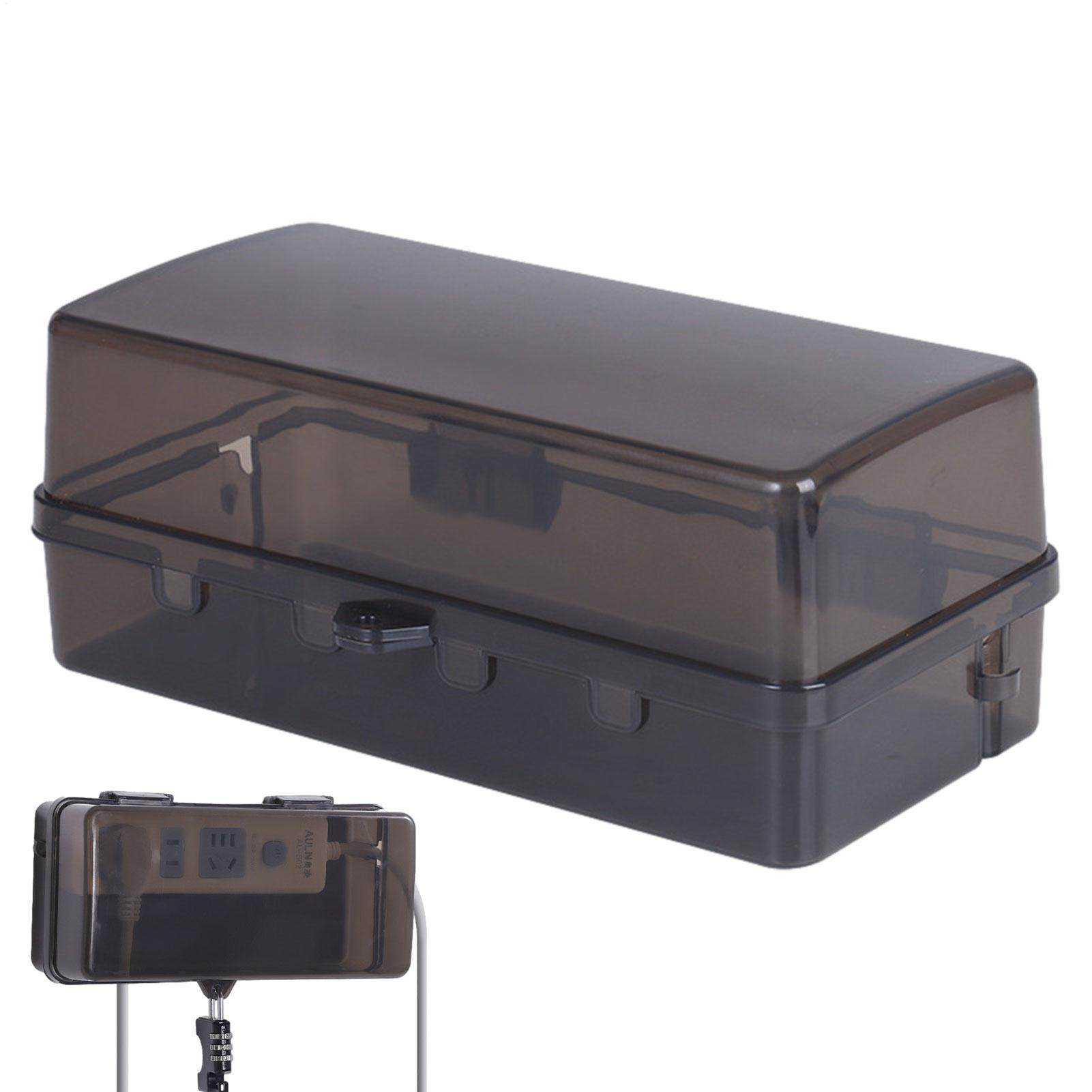 Caixa de Plástico Durável Anti - Outdoor Power Strip With Cover avaliação e preço