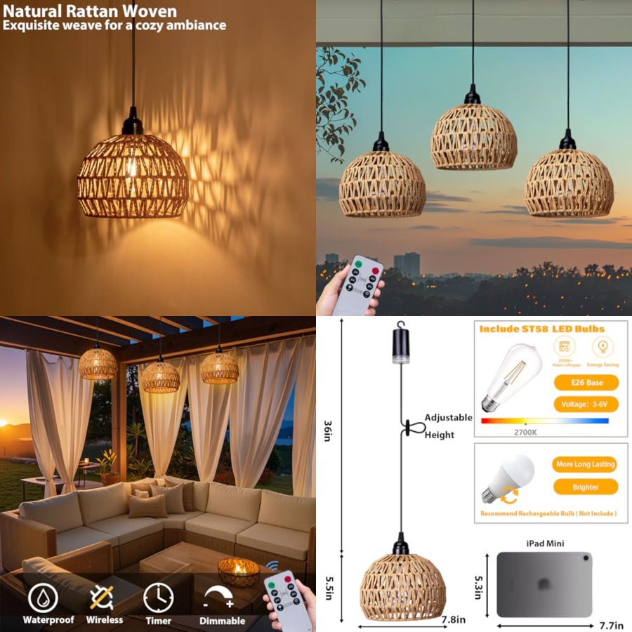 Luminária Pendente Externa a B - Outdoor Power For Gazebo avaliação e preço