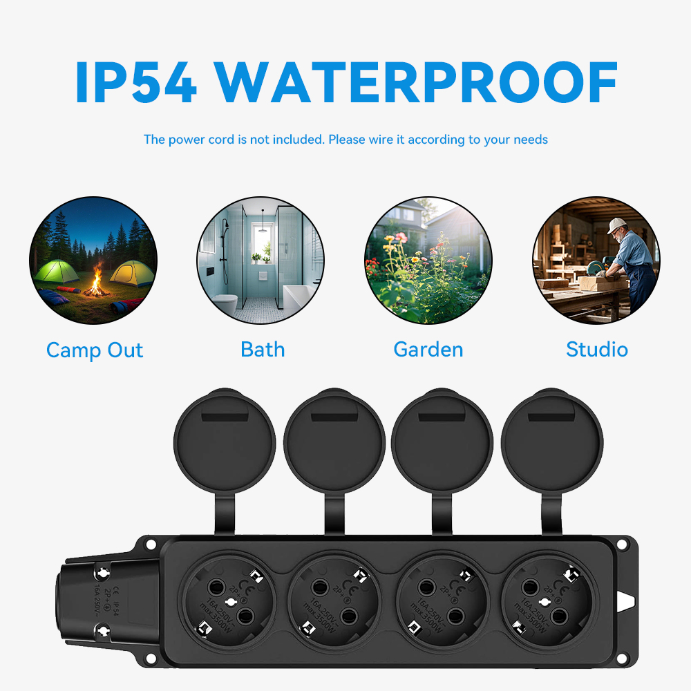 Tomada Elétrica Externa à Prov - Outdoor Power Strip With Cover avaliação e preço