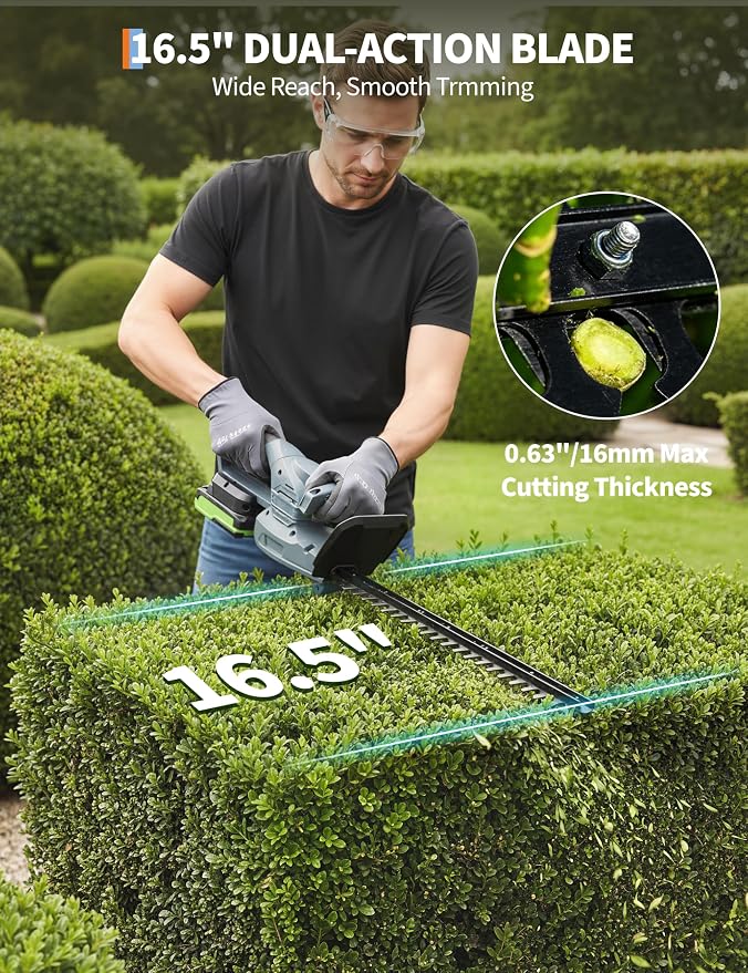 Cortador de Seivas Sem Fio 18- - Hedge Trimmer Cordless avaliação e preço