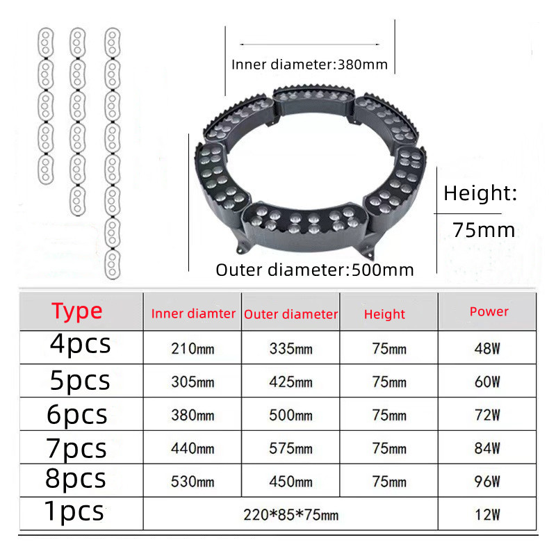1 pçs 12w led paisagem árvore  - Outdoor Power For Gazebo avaliação e preço