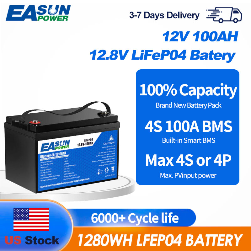 Bateria LiFePO4 EASUN POWER 12 - Outdoor Power Inverter avaliação e preço