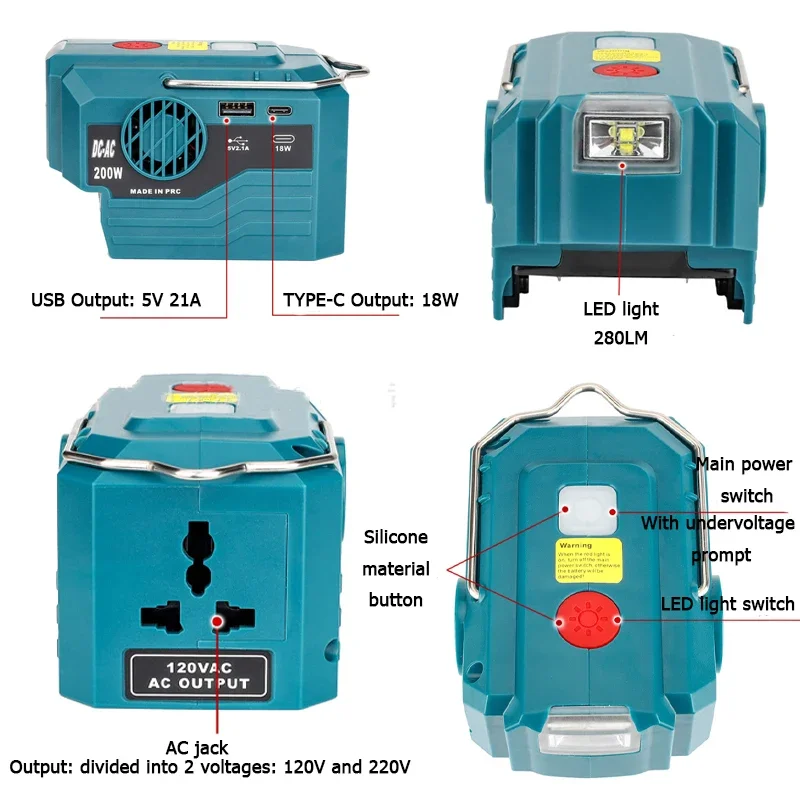 Inversor de Energia Portátil p - Outdoor Power Inverter avaliação e preço
