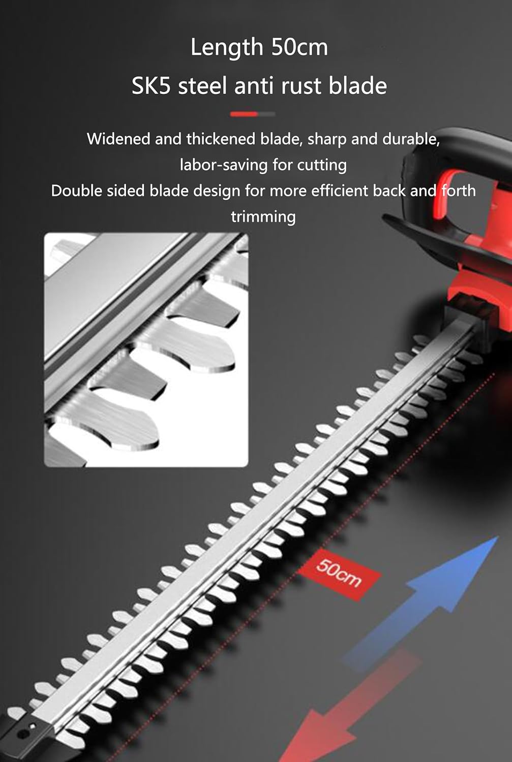 Aparador de sebes elétrico com - Hedge Trimmer Cordless avaliação e preço