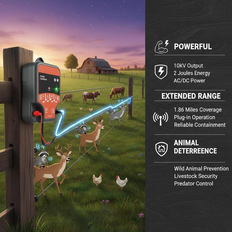 Eletrificador de Animais 10kV  - Outdoor Power Plug In avaliação e preço