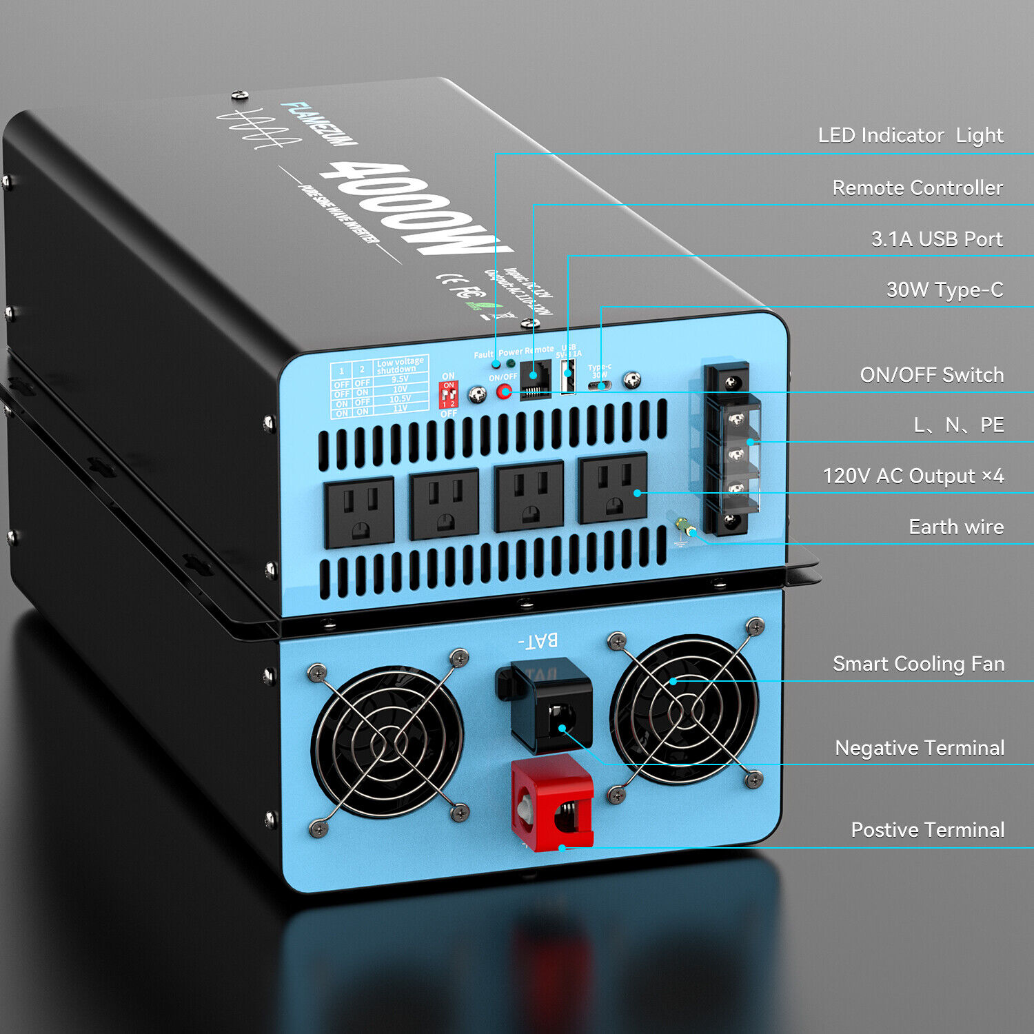 Inversor de Energia de Onda Se - Outdoor Power Inverter avaliação e preço